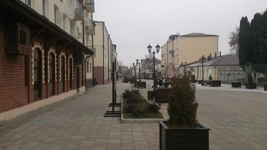 Пешеходная зона улицы Кабардинская
