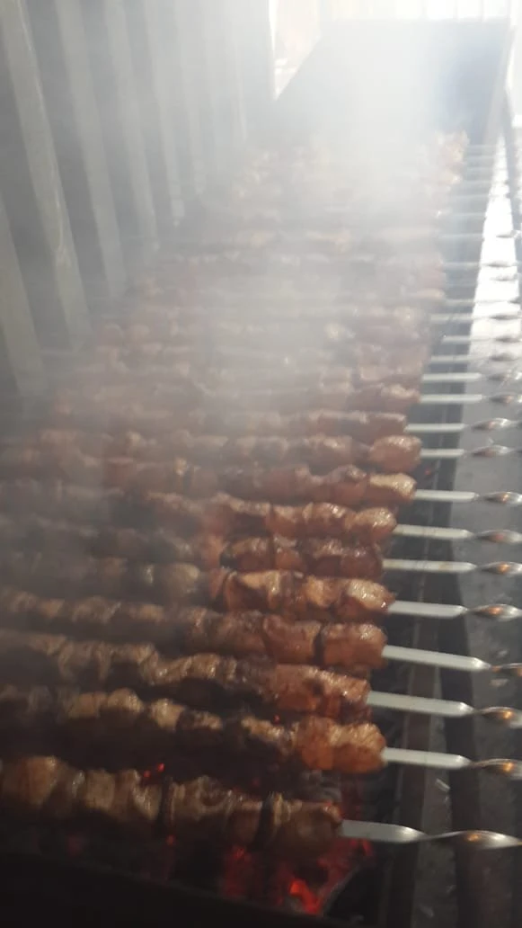 Мангал мясо на углях