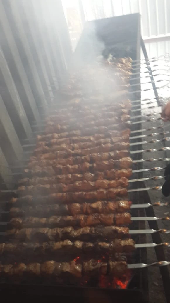 Мангал мясо на углях