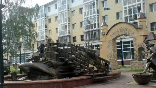Парковые скульптуры по сюжету сказки «Конек-Горбунок»