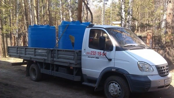 Доставка воды 4 куб. м 