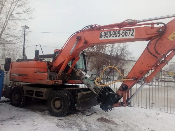 Аренда колёсного гидромолота Doosan dx190