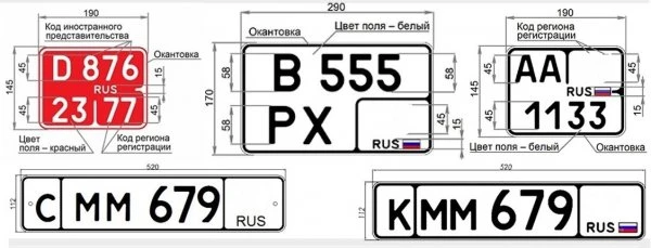 Изготовление номерных знаков "АвтоТехЦентр"