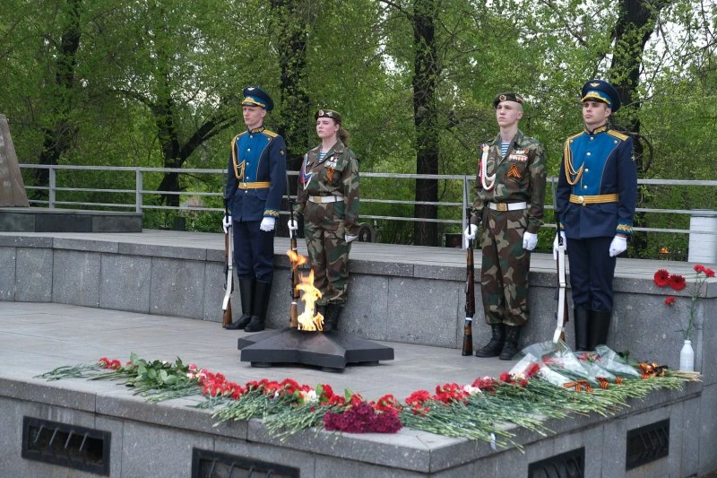 Памятник Вечный огонь в Красноярске