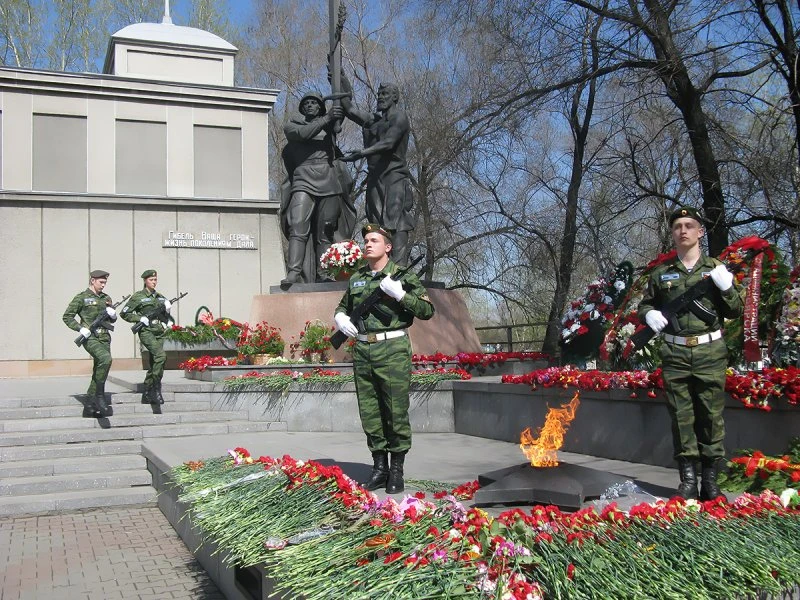 Памятник Вечный огонь в Красноярске