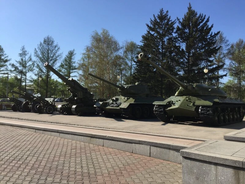 Памятник Оружие Победы в Красноярске