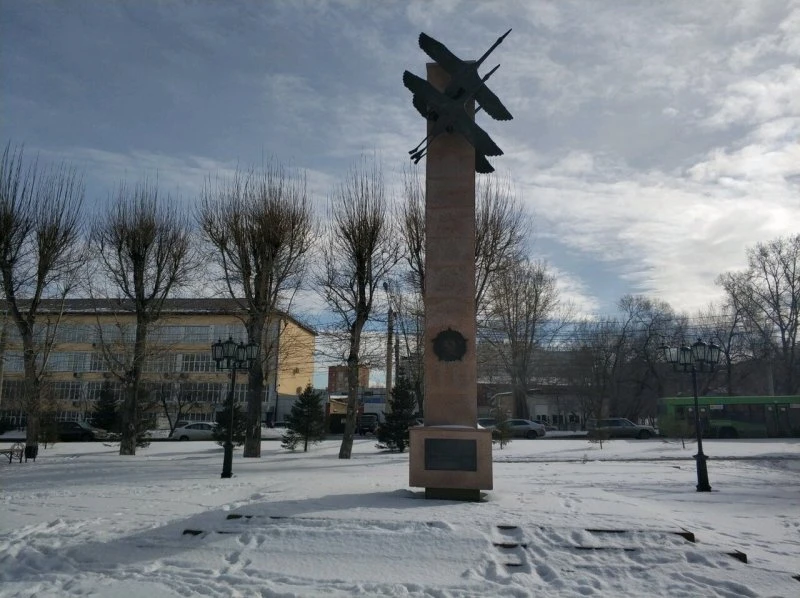 Памятник воинам и труженикам тыла 1941-1945 гг в Красноярске