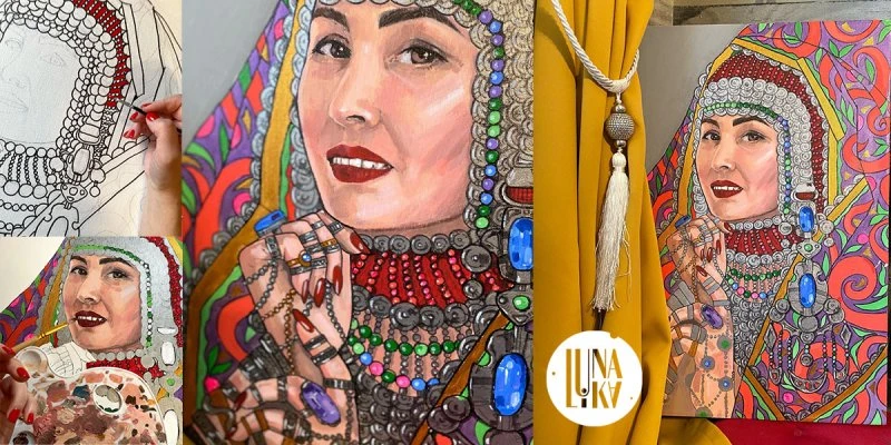 Портрет на заказ. Луналика. Lunalika