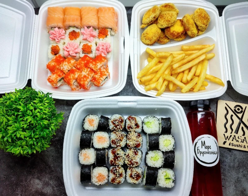 Васаби суши и вок Wasabi sushi&wok Красноярск