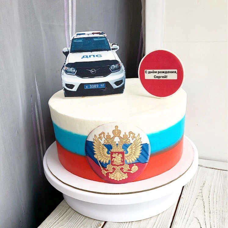 Торт для сотрудника ДПС 