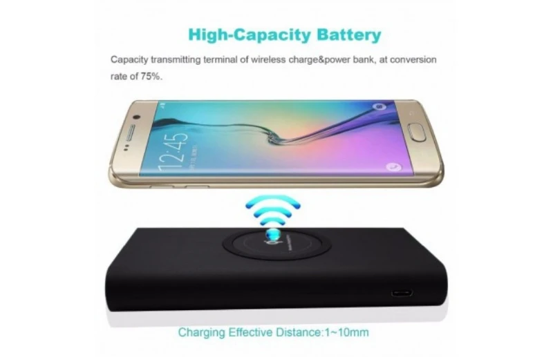 PowerBank с беспроводной зарядкой