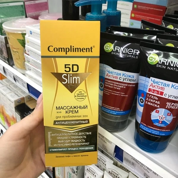 Массажный крем 5D SLIM effect
