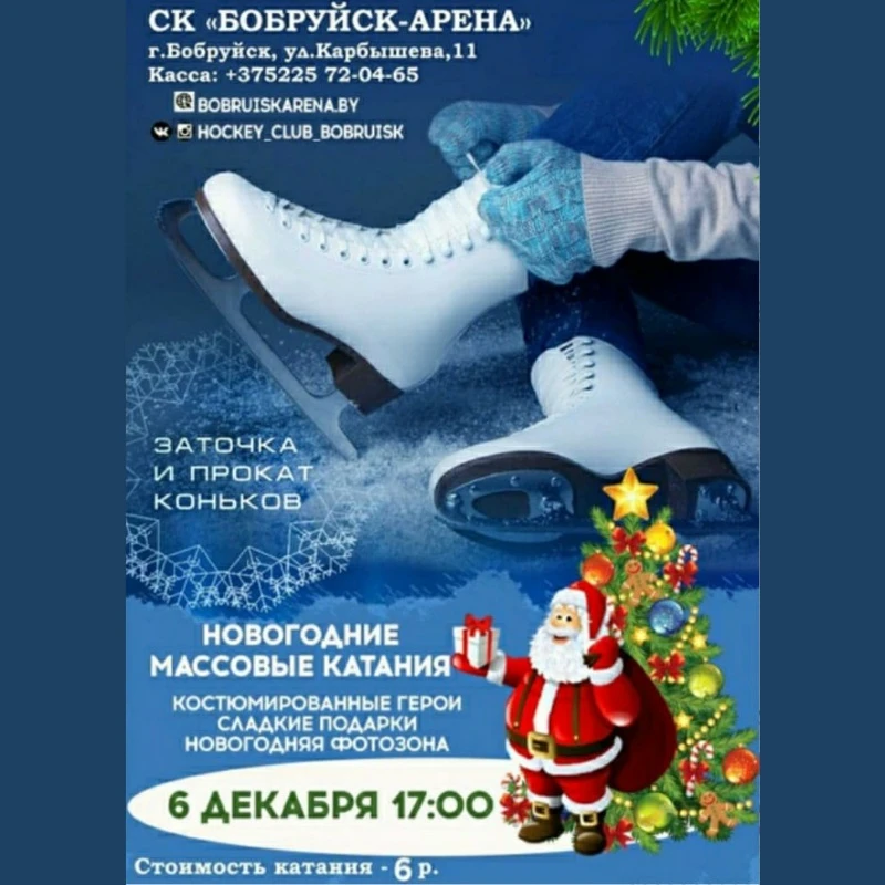 Новогодние массовые катания