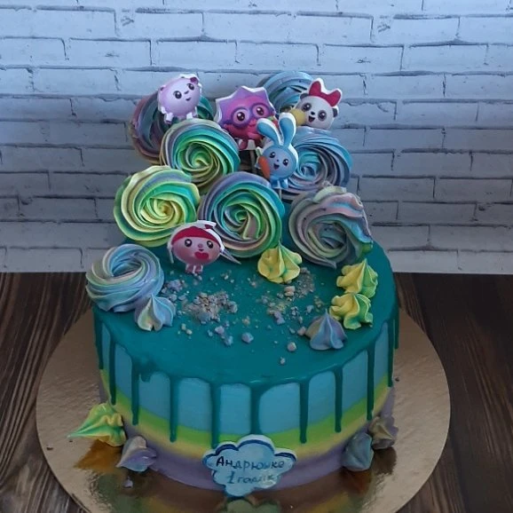 Детский тортик🍰 по случаю первого дня рождения😊 