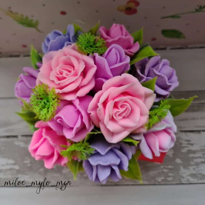Букеты из мыла ручной работы💐