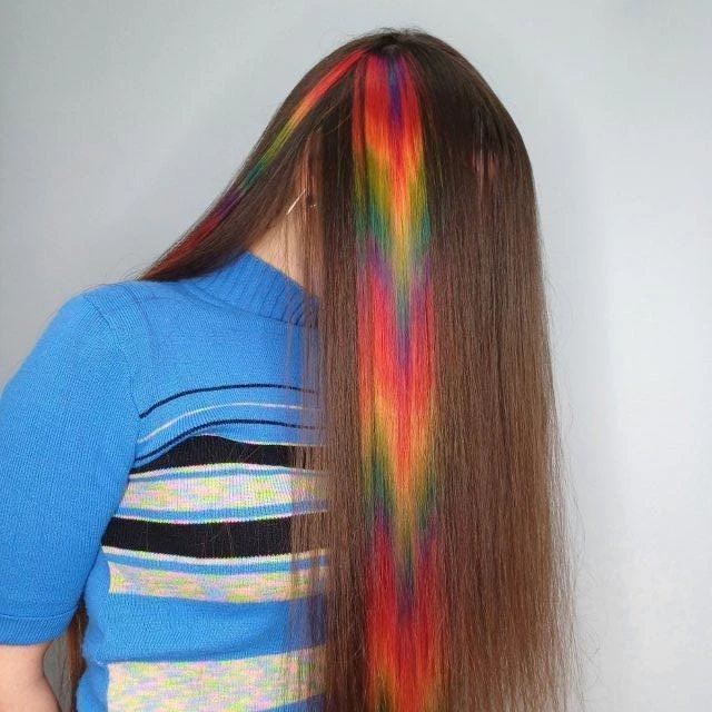  Глитч окрашивание в Сочи (glitchhair)
