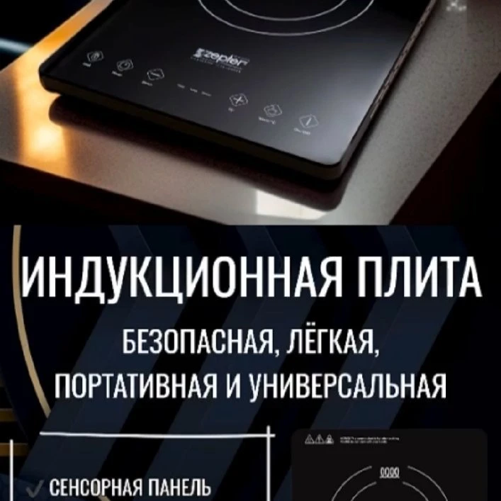 ИНДУКЦИОННАЯ ПЛИТА ОТ ZEPTER
