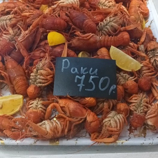 Свежие раки с Балхаша