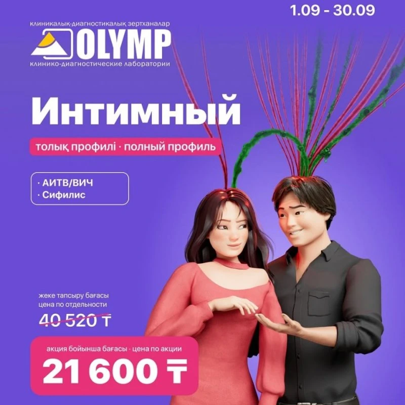 Акция сентября! Профиль «ИНТИМНЫЙ» Актобе.