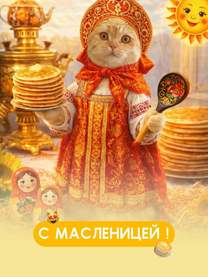 «ЗВЕРАSHА» поздравляет с Масленицей!