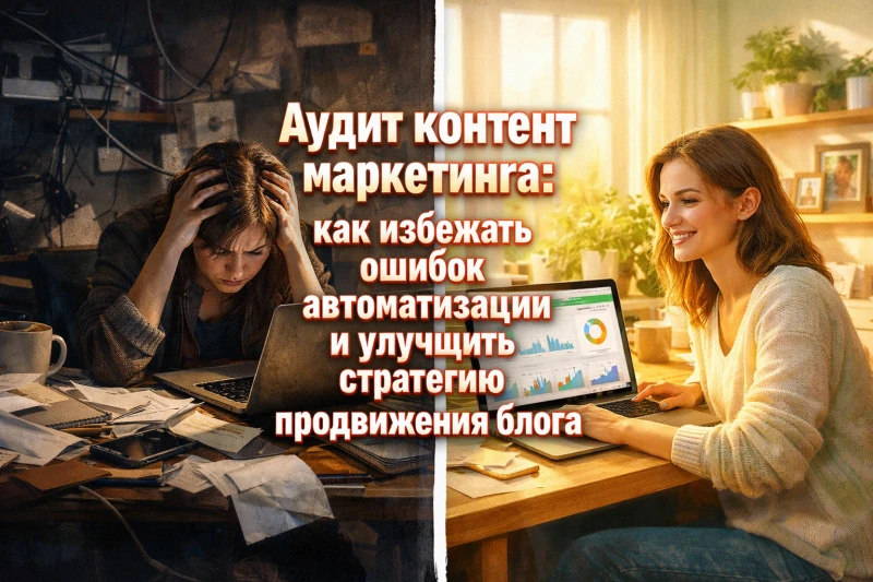 Аудит контент маркетинга: как избежать ошибок автоматизации и улучшить стратегию продвижения блога