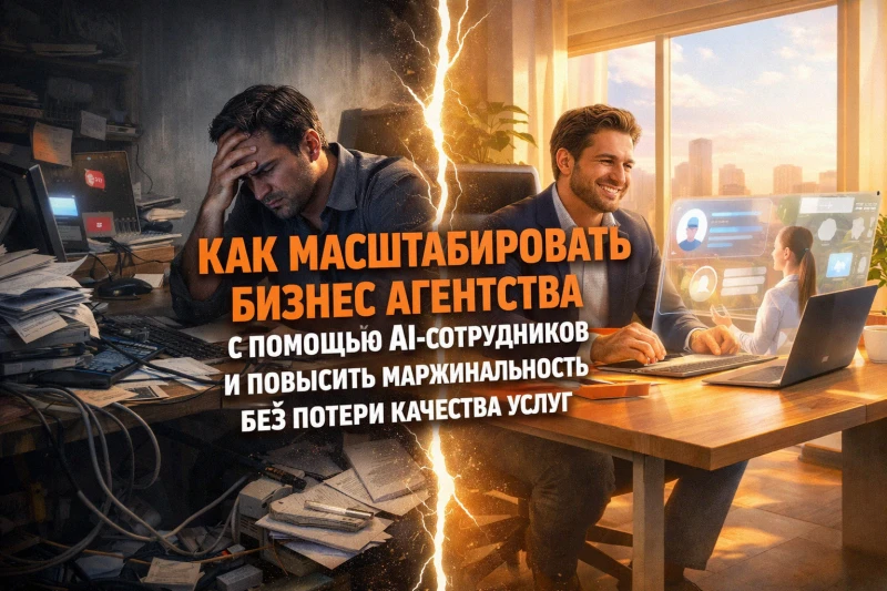 Как масштабировать бизнес агентства с помощью AI-сотрудников и повысить маржинальность без потери качества услуг