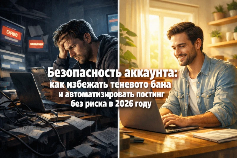 Безопасность аккаунта: как избежать теневого бана и автоматизировать постинг без риска в 2026 году