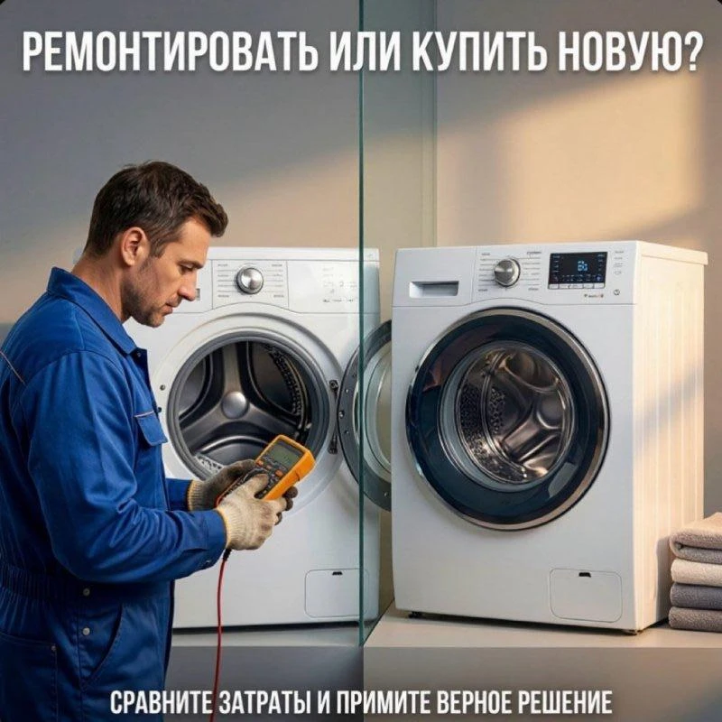 Когда стоит ремонтировать старую стиральную машину, а когда — покупать новую? 