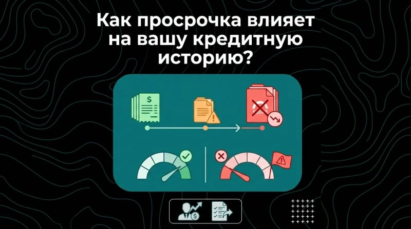 просрочка по кредиту, сколько хранится просрочка, влияние просрочки на КИ, отчет РИКС, Ольга Нагоркина