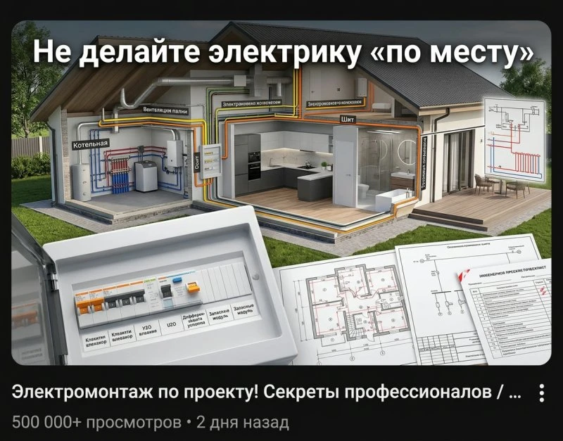 Электрика в загородном доме: проектирование, монтаж и ключевые ошибки